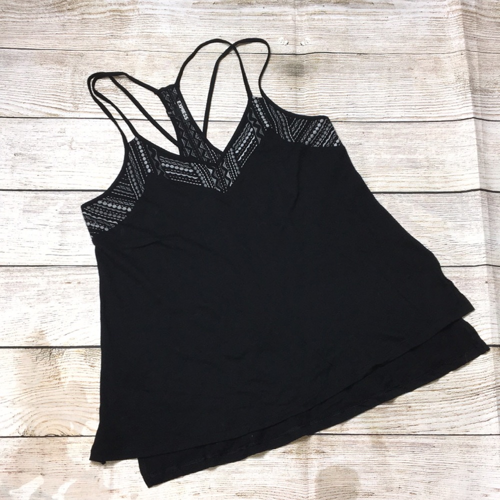 Express | Black Aztec Design Racerback Tank | XS - Picture 3 of 10